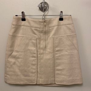 Ann Taylor Wool Mini Skirt, Size 4P